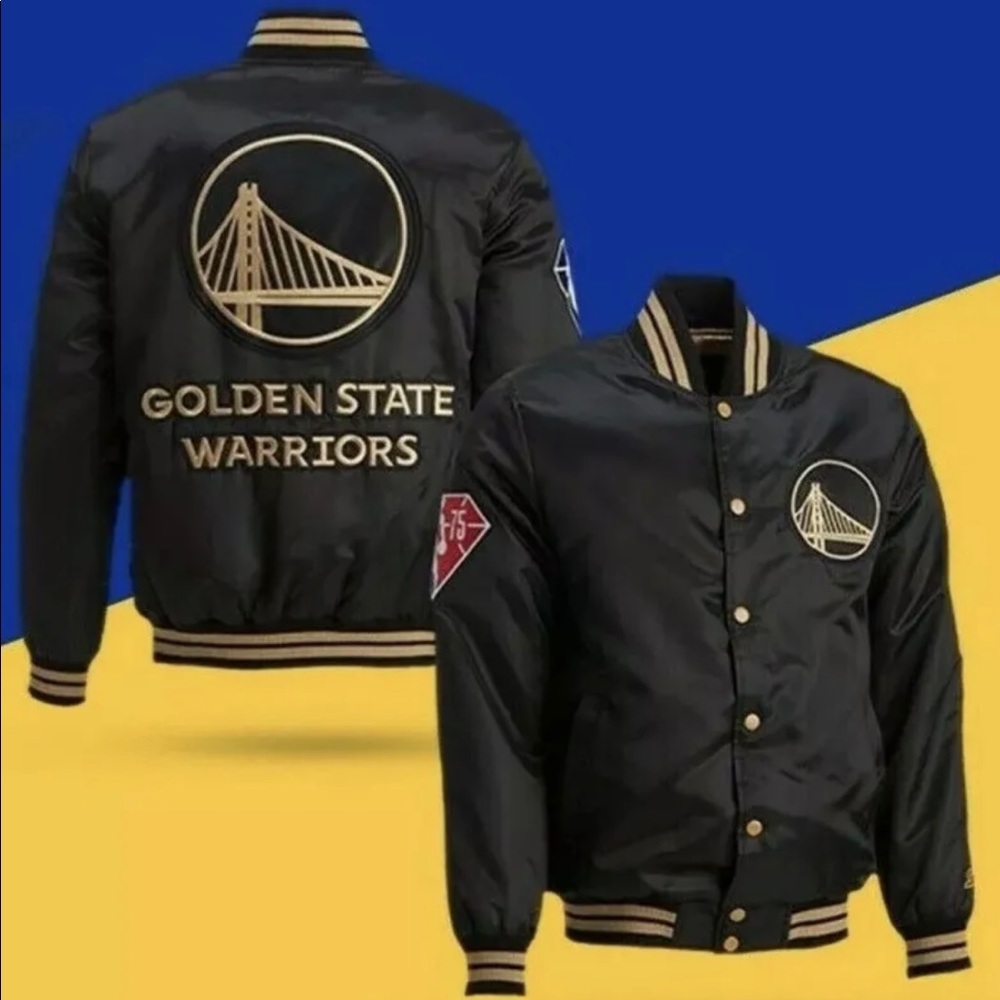 Golden State Warriors NBA 75th Anniversary Starter Jacket - size Large